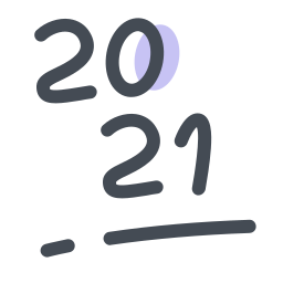 2021 year icon